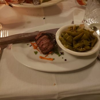 Junior's - This was my filet half and green beans . Baked potato got missed in the photo - American Near Me - Oklahoma City, Oklahoma Junior's - This was my filet half and green beans . Baked potato got missed in the photo - American Near Me - Oklahoma City, Oklahoma
