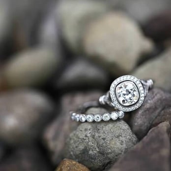 SN Queens Jewelry - My beautiful engagement ring and wedding band made just for me by SN Queens! - Jewelry Near Me - Los Angeles, California SN Queens Jewelry - My beautiful engagement ring and wedding band made just for me by SN Queens! - Jewelry Near Me - Los Angeles, California