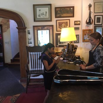 The Loft Violin Shop - Helping my daughter try out violin shoulder rests. - Musical Instrument Services Near Me - Columbus, Ohio The Loft Violin Shop - Helping my daughter try out violin shoulder rests. - Musical Instrument Services Near Me - Columbus, Ohio