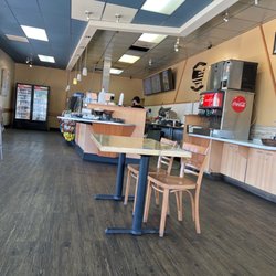 All American Sandwiches N Pizza - Sandwich counter.