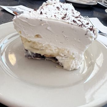 The Monument Café - Banana black-bottom pie - American Near Me - Georgetown, Texas The Monument Café - Banana black-bottom pie - American Near Me - Georgetown, Texas