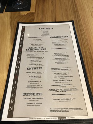Menu photo 7 Motley School Tavern Des Moines, IA