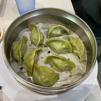 Mama Lu Dumpling House - 19 Su Cai Shui Jiao  VEGGIE DUMPLINGS (8) - Chinese Near Me - Monterey Park, California