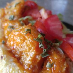 Everything Delicious Catering - Sriracha shrimp poor boy