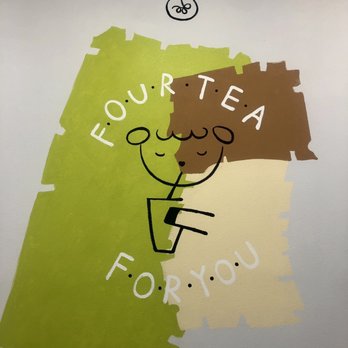 Fourtea - Interior mural - Coffee & Tea Near Me - Orange, California Fourtea - Interior mural - Coffee & Tea Near Me - Orange, California