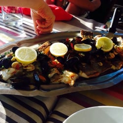 La Dégustation du Lac - Le fameux mixte de la mer (ici pour 4 personnes) ! Miam !