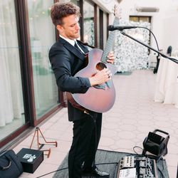 Dylan Galvin Entertainment - Cocktail hour at Bel Air Bay Club, acoustic guitar and singing by Dylan Galvin Entertainment.