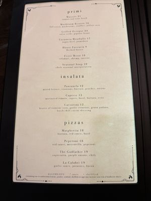 Menu photo 2 Ristorante Casanova El Paso, TX Menu photo 2 Ristorante Casanova El Paso, TX