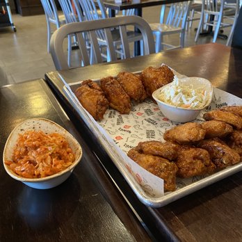 Bonchon San Jose - Blossom Hill Rd - 20 half and half wings with kimchi and regular coleslaw. - Chicken Wings Near Me - San Jose, California Bonchon San Jose - Blossom Hill Rd - 20 half and half wings with kimchi and regular coleslaw. - Chicken Wings Near Me - San Jose, California