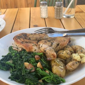 Capriccio - Chicken cooked under a brick with broccoli rabe - Pizza Near Me - Croton-on-hudson, New York Capriccio - Chicken cooked under a brick with broccoli rabe - Pizza Near Me - Croton-on-hudson, New York