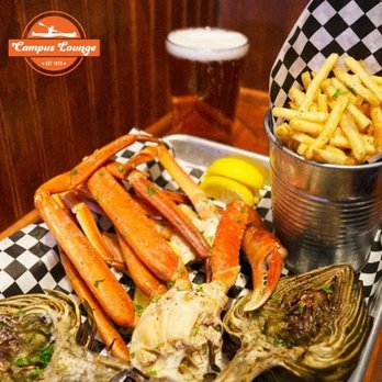 Campus Lounge - a seafood platter with crab legs and artichokes - Lounges Near Me - Denver, Colorado Campus Lounge - a seafood platter with crab legs and artichokes - Lounges Near Me - Denver, Colorado
