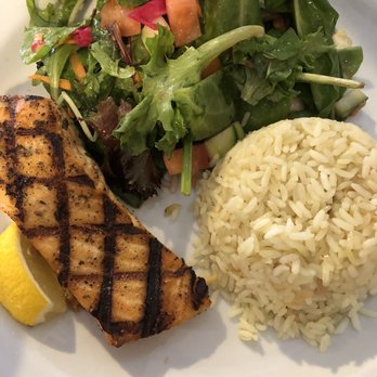 Ephesus Mediterranean Grill - Grilled Pan Seared Salmon - Mediterranean Near Me - Dallas, Texas Ephesus Mediterranean Grill - Grilled Pan Seared Salmon - Mediterranean Near Me - Dallas, Texas