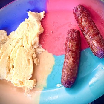 Jan's Place - Scrambled eggs & sausage links - Breakfast & Brunch Near Me - Jensen Beach, Florida Jan's Place - Scrambled eggs & sausage links - Breakfast & Brunch Near Me - Jensen Beach, Florida