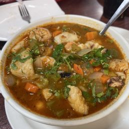 There was enough soup for leftovers the next day. There was enough soup for leftovers the next day.