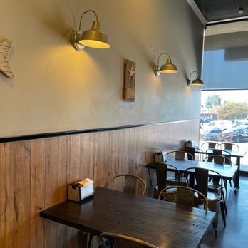 Hook'd Fish Grill - a view of the dining area - Seafood Near Me - Northridge, California Hook'd Fish Grill - a view of the dining area - Seafood Near Me - Northridge, California