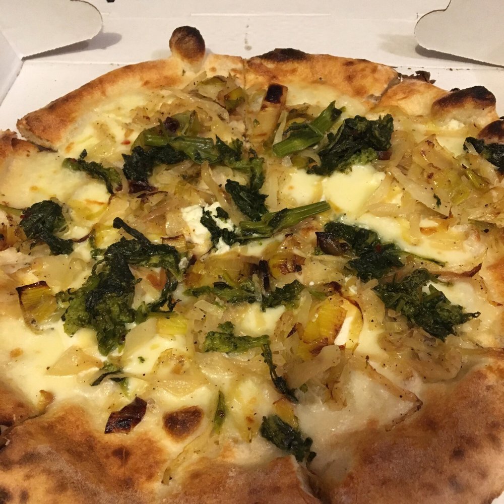 Santa Panza - White pizza with seasonal veggies - Pizza Near Me - Brooklyn, New York