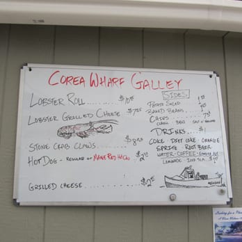 Corea Wharf Gallery - Menu - Ice Cream & Frozen Yogurt Near Me - Corea, Maine Corea Wharf Gallery - Menu - Ice Cream & Frozen Yogurt Near Me - Corea, Maine