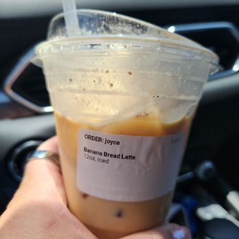 Vista Bean Coffee - Iced banana bread latte - Coffee & Tea Near Me - Oceanside, California