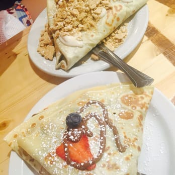 AB Crepes - S'mores & Strawberry Nutella w/blueberries! - Creperies Near Me - Bellingham, Washington