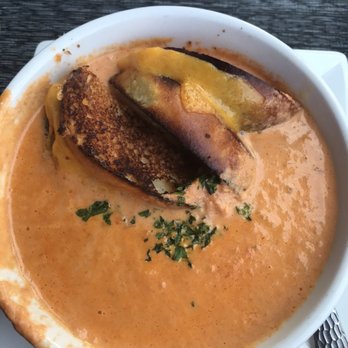 Blu Wolf Bistro - Tomato soup, mini grilled cheese- $8 - Gastropubs Near Me - Rochester, New York