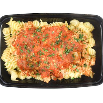 Shaap Club - a pasta dish in a plastic container - Food Delivery Services Near Me