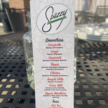 Spizzy - Smoothie Menu - Juice Bars & Smoothies Near Me - Camp Springs, Maryland Spizzy - Smoothie Menu - Juice Bars & Smoothies Near Me - Camp Springs, Maryland