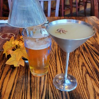 Freight Yard Pub & Restaurant - Beer and spiced pear cosmo - American Near Me - North Adams, Massachusetts Freight Yard Pub & Restaurant - Beer and spiced pear cosmo - American Near Me - North Adams, Massachusetts
