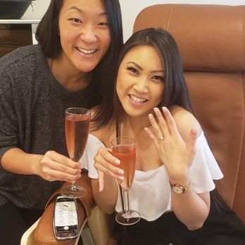 Spa Glisten - Got the most elegant mani for my wedding, alongside my MOH!! - Skin Care Near Me - Glendale, California