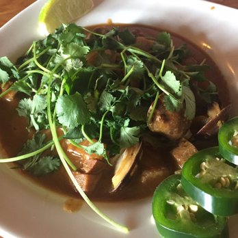Madrona Bar & Grill - Pork Belly and Filipino clams special - American Near Me - Eastsound, Washington