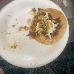 2 Amigos Taco Truck - I had six of these and I remembered right before chowing the last one to get you a picture. Asada Taco. Soooo gooood.