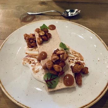 Viaggio Ristorante - Peanut butter semifreddo- salted caramel, pretzel, tipo di dolci - Italian Near Me - Wayne, New Jersey Viaggio Ristorante - Peanut butter semifreddo- salted caramel, pretzel, tipo di dolci - Italian Near Me - Wayne, New Jersey
