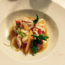 Lo Stornello - Prawns with papaya sauce