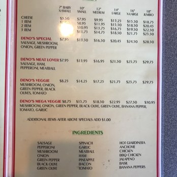 Deno’s Pizza - Pizza Near Me - Surprise, Arizona Deno’s Pizza - Pizza Near Me - Surprise, Arizona
