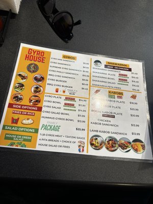 Menu photo 2 Gyro House Edmond, OK