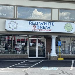 Exterior photo of Red White & Brew Coffeehouse - Warwick, Rhode Island Exterior photo of Red White & Brew Coffeehouse - Warwick, Rhode Island