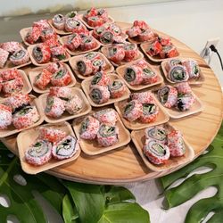Hilo Yacht Club - California rolls - private party banquet pupus