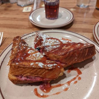 Totem Family Dining - Stuffed French toast with two eggs and bacon - Breakfast & Brunch Near Me - Everett, Washington Totem Family Dining - Stuffed French toast with two eggs and bacon - Breakfast & Brunch Near Me - Everett, Washington
