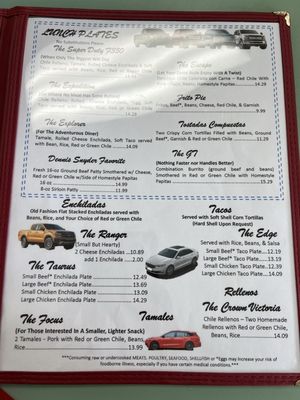 Menu photo 7 Mustang Cafe Albuquerque, NM
