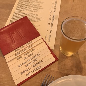 Malagon - Menu and their collab beer with Edmunds Oast Brewing - Spanish Near Me - Charleston, South Carolina