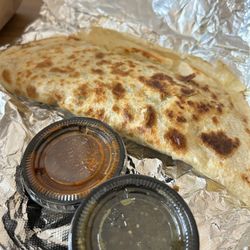 Frijoles and Frescas - Chicken quesadilla
