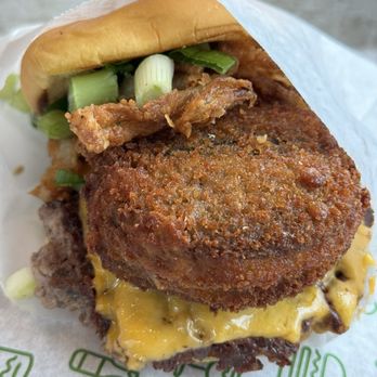 Shake Shack Assembly Row - Korean burger Shack Stack - Burgers Near Me - Somerville, Massachusetts