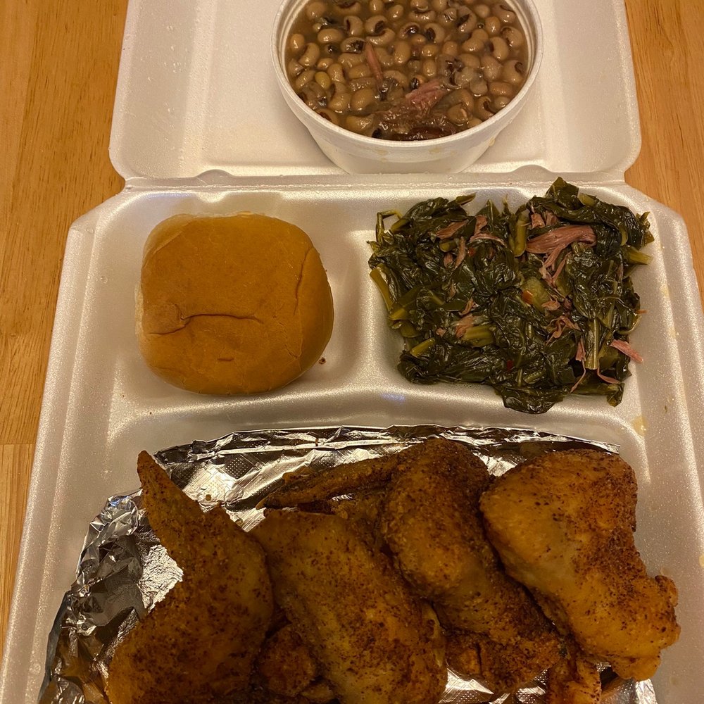 Country City Grille - Fried Chicken wings, collard greens, and black-eyed peas. - Comfort Food Near Me - Fort Worth, Texas Country City Grille - Fried Chicken wings, collard greens, and black-eyed peas. - Comfort Food Near Me - Fort Worth, Texas