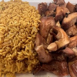 Bourbon Chicken Lunch