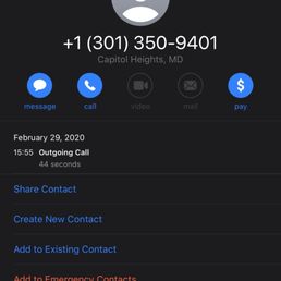 44 Second Call Log. 44 Second Call Log.