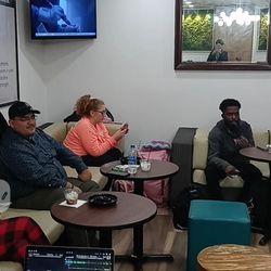 Travelers Post Smoking Lounge - Just relaxing.