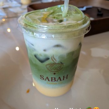 Sabah Coffee - Mango matcha - Coffee & Tea Near Me - Bloomington, Minnesota