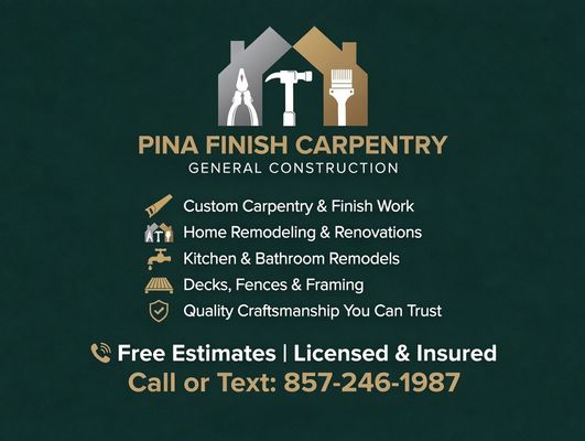 Pina Finish Carpentry on Yelp