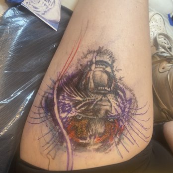 Rogue Toad Tattoos - Process of planning the tattoo WITHOUT the original stencil - Tattoo Near Me - Lincoln University, Pennsylvania Rogue Toad Tattoos - Process of planning the tattoo WITHOUT the original stencil - Tattoo Near Me - Lincoln University, Pennsylvania