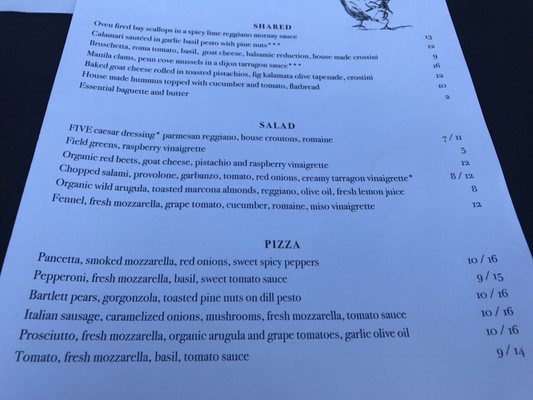 Menu photo 4 Five Restaurant Bistro Edmonds, WA