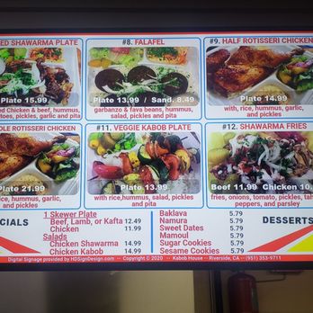 Kabob House - Mediterranean Near Me - Riverside, California